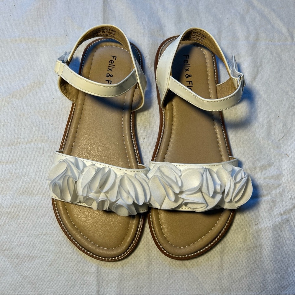 Felix & Felix White Kids Sandals